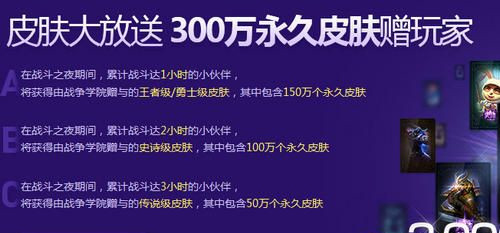 LOL《英雄联盟》战斗之夜皮肤领取网址与领取流程